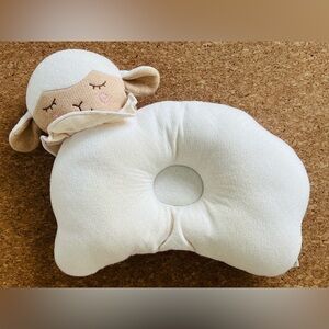 John n Tree Organic Cotton Breathable Pillow for Toddlers Baby lamb